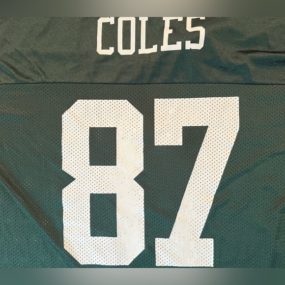 Reebok Men New York Jets Laveranues Coles‎ Jersey Sz XL - Picture 4 of 8